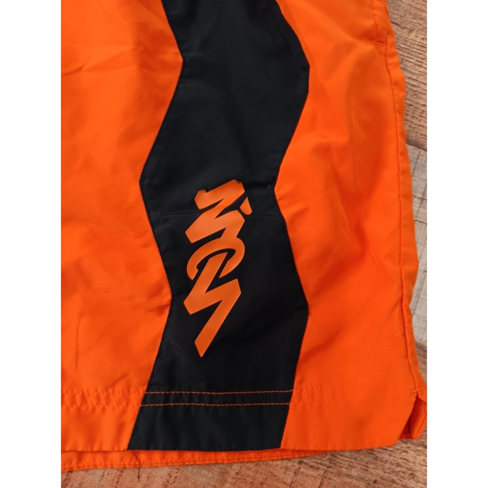 Nike Jordan Mens Dry Fit Zion Mesh Shorts Sz Medium Orange 2374 - Picture 2 of 8